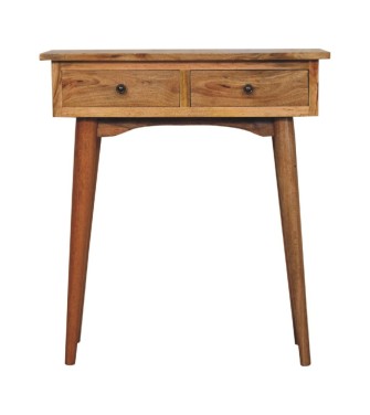 Mini Oak-ish Hallway Console Table