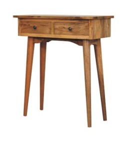 Mini Oak-ish Hallway Console Table