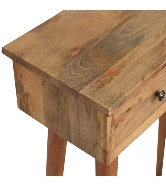 Mini Oak-ish Hallway Console Table