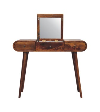 Chestnut Mirror Dressing Table