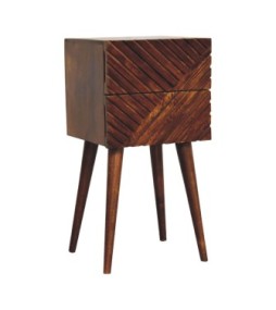 Table de chevet Lille Mini finition châtaigne