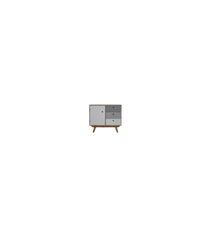 Two Tone Hand Painted Cabinet
