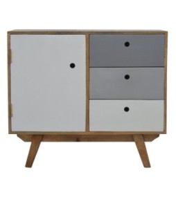 Two Tone Hand Painted Cabinet