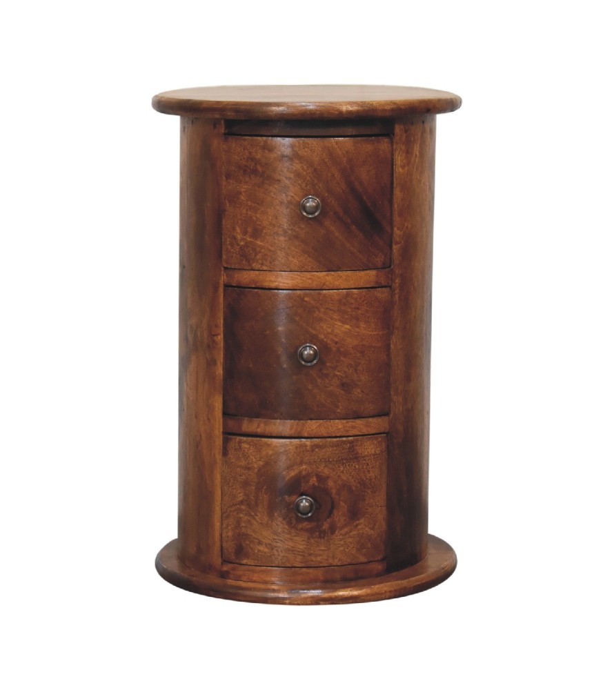 Mini Chestnut Drum Chest