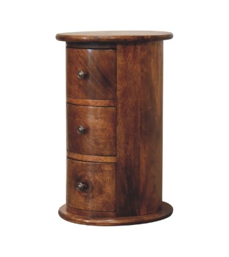 Mini Chestnut Drum Chest
