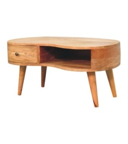 Oak-ish Wave Coffee Table