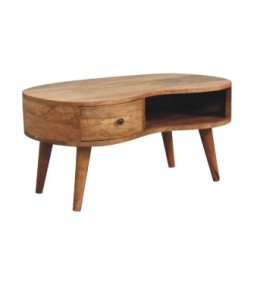 Oak-ish Wave Coffee Table