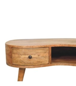 Oak-ish Wave Coffee Table