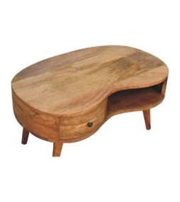 Oak-ish Wave Coffee Table