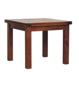 Table à manger papillon finition châtaigne