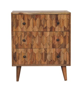 Mini Pineapple Carved Chest