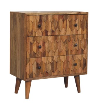 Mini Pineapple Carved Chest