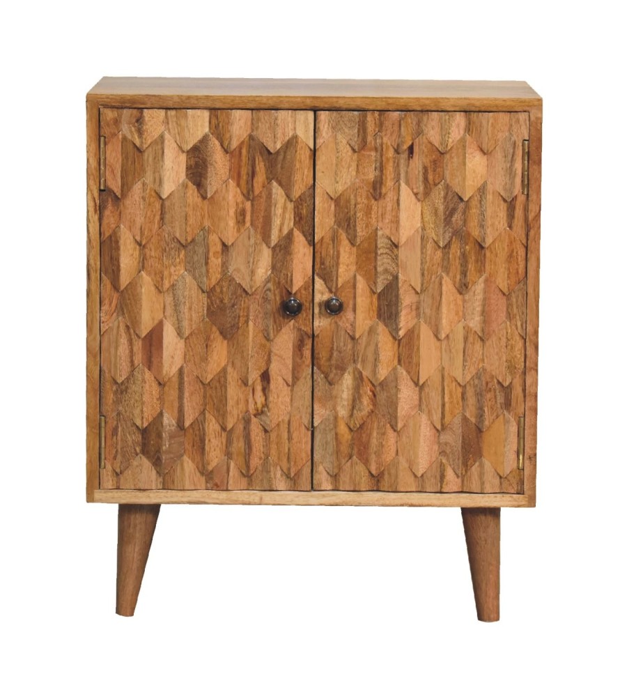 Mini armoire sculptée en forme d'ananas