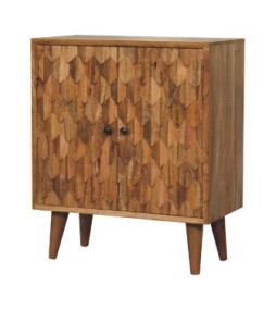 Mini armoire sculptée en forme d'ananas