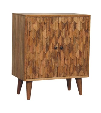 Mini armoire sculptée en forme d'ananas