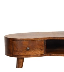 Mini Chesnut Wave Coffee Table