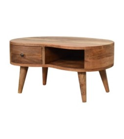 Mini Oak-ish Wave Coffee Table