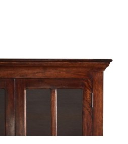Tall Cherry Glazed Cabinet