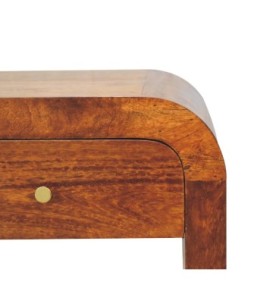 Table de chevet Darcy en finition châtaigne