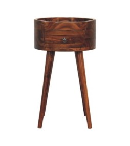 Table de chevet Alina, finition miel