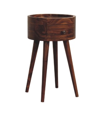 Table de chevet Alina, finition miel