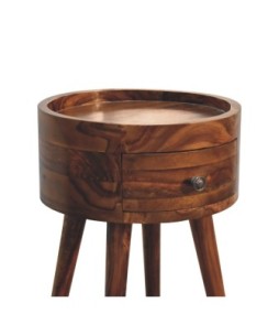 Table de chevet Alina, finition miel