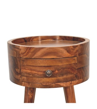 Table de chevet Alina, finition miel