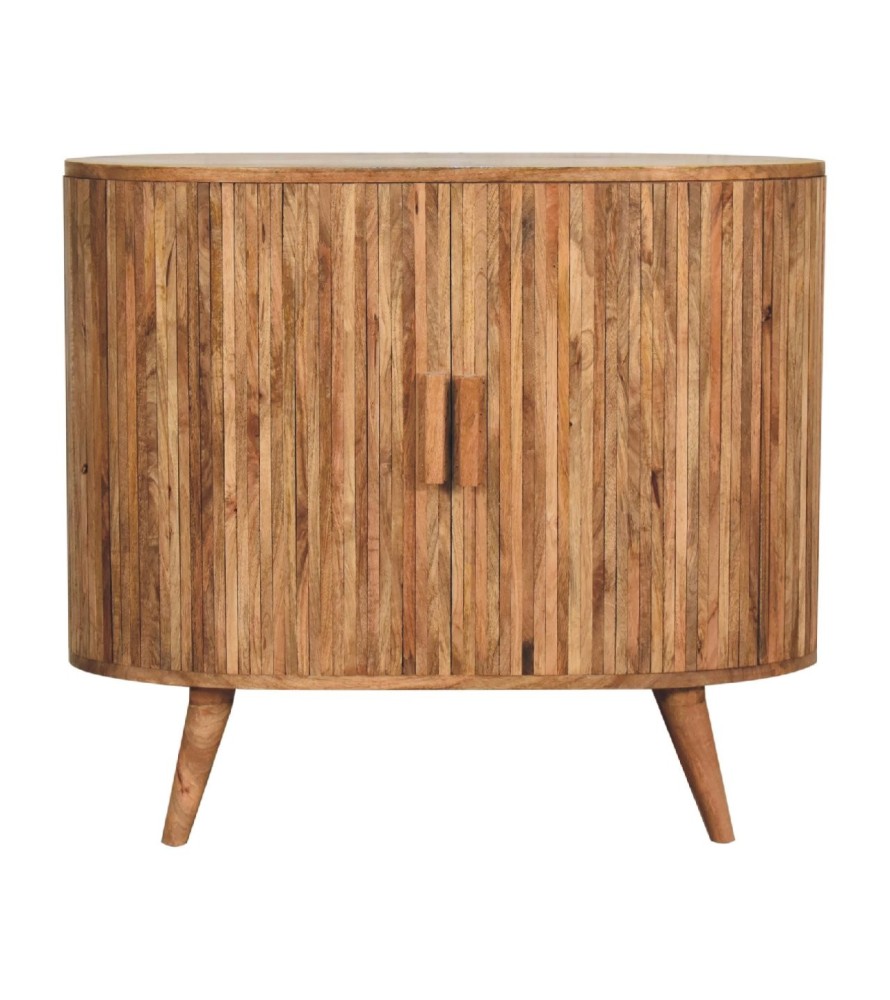 Stripe Cabinet with Storage