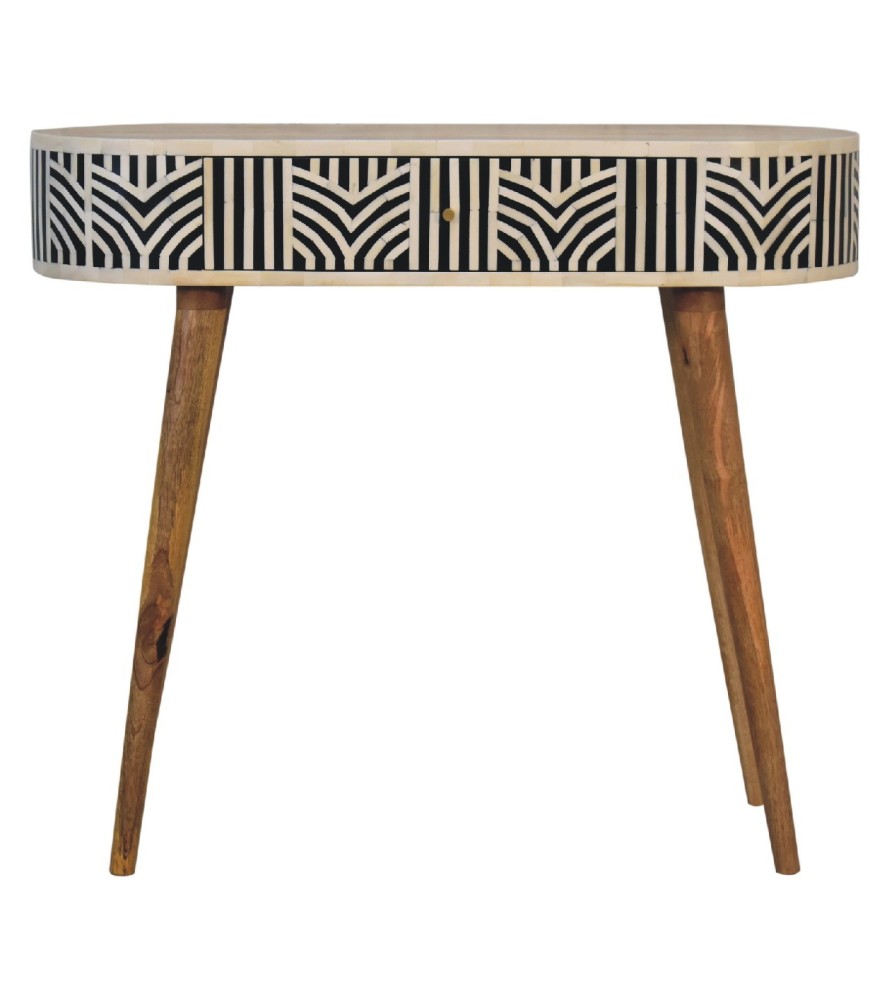 Edessa Bone Inlay Console Table