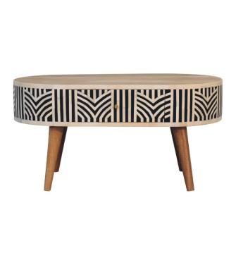 Edessa Bone Inlay Coffee Table