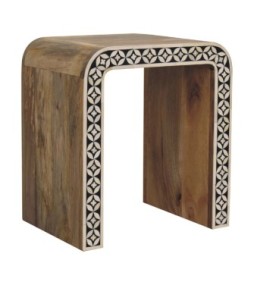 Edessa Bone Inlay End Table