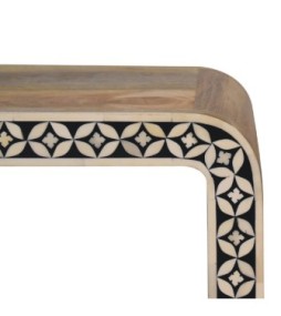 Edessa Bone Inlay End Table