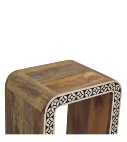 Edessa Bone Inlay End Table