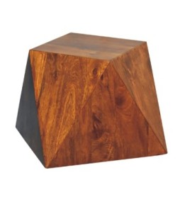 Chestnut Abstract End Table