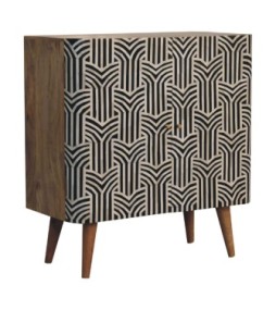 Edessa Bone Inlay Cabinet