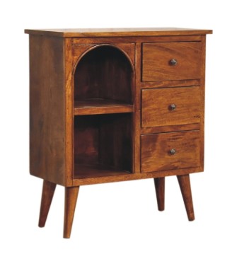 Chestnut Mixed Open Cabinet