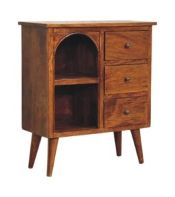 Chestnut Mixed Open Cabinet