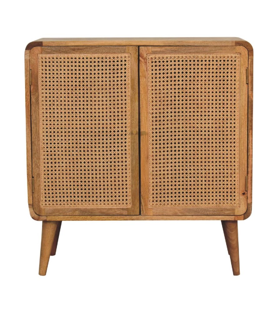 Larrisa Woven Storage Cabinet