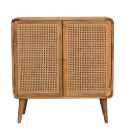 Larrisa Woven Storage Cabinet
