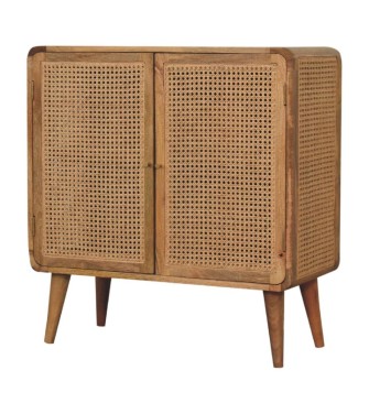 Larrisa Woven Storage Cabinet