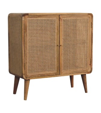 Larrisa Woven Storage Cabinet