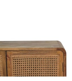 Larrisa Woven Storage Cabinet