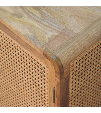 Larrisa Woven Storage Cabinet