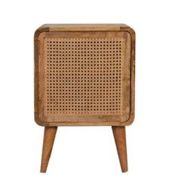 Table de chevet à porte tissée Larrisa