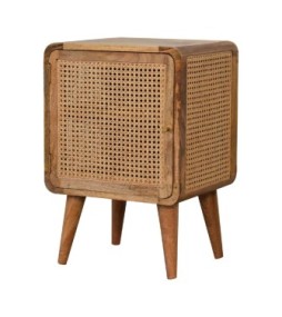 Table de chevet à porte tissée Larrisa