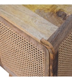 Table de chevet à porte tissée Larrisa