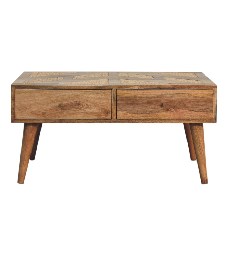 Woven Aztec Coffee Table