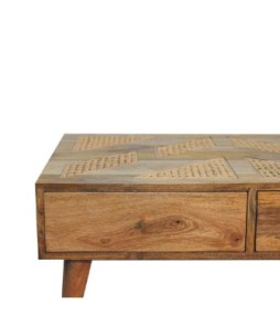 Woven Aztec Coffee Table
