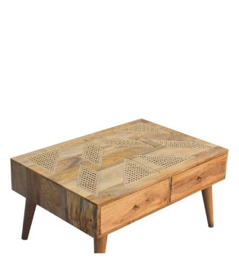 Woven Aztec Coffee Table