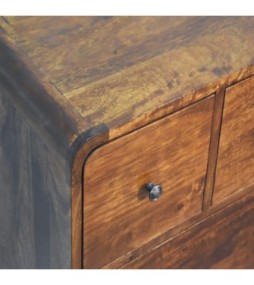 3 over 2 Curved Chestnut Chest